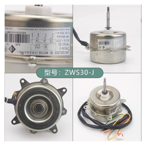 Replacement DC Brushless External Fan Motor For Air Conditioners FW30J-ZL ZWS30-J Iron Shell High Efficiency