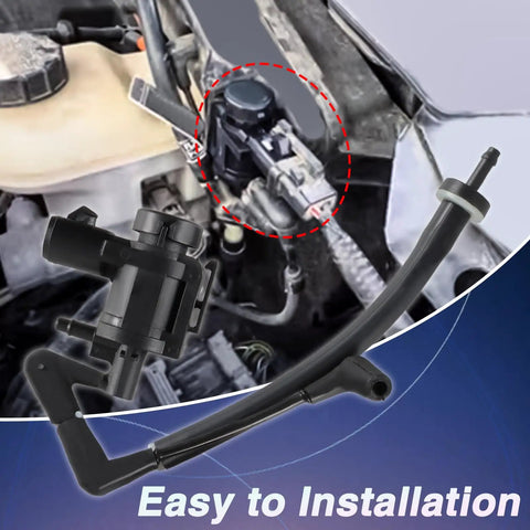 Heavy Duty 4WD Vacuum Solenoid Valve And Check Hose Kit Upgrades Your Ford F-150 Expedition Or Lincoln Navigator With Super Reliable Copper Coils And Tough PA66 Materials For Perfect Performance. installed with hose