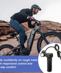 Top Shelf Rubber Twist Throttle Grip With Two Keys Waterproof Ebike Accelerator Handle And Speed Controller Universal Replacement Parts For Ebikes Motorcycle Killer Performance on a modern ebike.