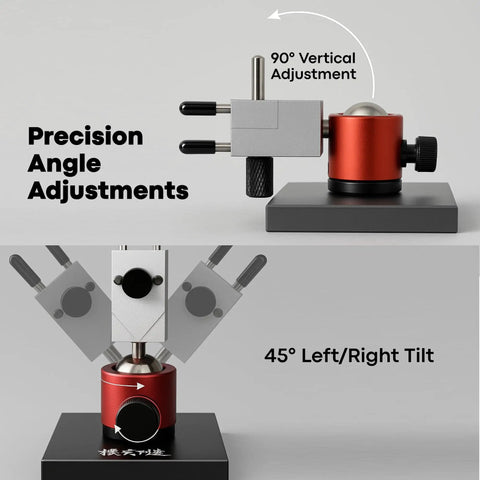 Mini Table Top Vise Clamp For Hobbyists 360 Degree Rotatable Aluminum Alloy Bench Vise with adjustment angles