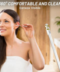 Sticky Ear Wax Remover Sticks For Gentle Cleanout Reusable Ear Picks Kit For Kids And Adults in bathroom setting