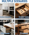 15 Pack Cabinet Knobs Set 1 1 Quarter Inch Matte Black Round Drawer Knobs Built Tough Aluminum Hardware Multiple Uses