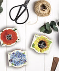 Daydream Collection Mini Terracotta Grow Pots Six Pack Seed Starter Kit With Assorted Flower Seeds And Growing Pellets