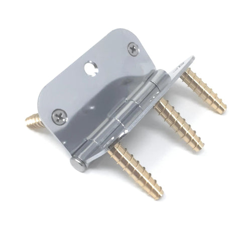 12 Piece Screw Hole Fix Kit To Ditch Ragged Threads And Rescue Saggy Doors Quick Non Messy Cleanup Keeps Your Hinges Running Smooth Like New Super Tough Grip No Sweat Setup Guaranteed with metal hinge and screws.