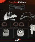 Complete parts of Beefed Up Timing Belt Kit With Water Pump For Mitsubishi Diamante Eclipse Endeavor Galant V6 engines