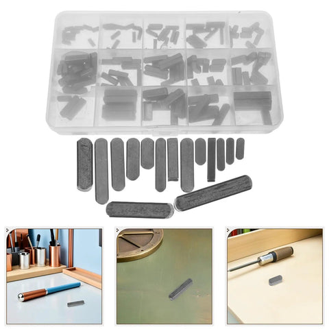 Heavy Duty 140 Piece Parallel Drive Shaft Key Set Crafted From Stainless Steel Featuring Round Ended Flat Woodruff Key Stock Solid Choice For Industrial Machinery Power Transmission Systems Tough Jobs Built To Last Under Heavy Load Daily Wear Legit, assorted keys in storage case