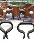 Outdoor Patio Furniture Clips Set Of 8 For Wicker Rattan Sofas And Chairs Heavy Duty Weatherproof Fasteners For Lounge Alignment