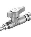 M MINGLE ball valve for pressure washer, 3/8-inch quick-connect, 5000 PSI, metal body with lever