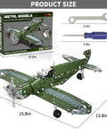 285 Piece Model Airplane STEM Build Set For Kids Ages 8 12 16 Hands On Science Kit With Simple Assembly Puzzle Kid Approved
