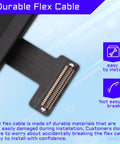 Close-up of durable flex cable for iPhone 12 Pro Max 6.7 Inch LCD Screen Replacement Kit With 3D Touch Digitizer Full Assembly