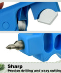 Close-up of 2 In 1 Drip Irrigation Punch Tool Kit with hole puncher and hose cutter for garden systems