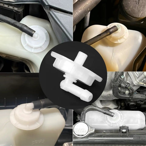 Radiator Coolant Reservoir Cap Replacement For Acura Honda Cars White Engine Water Tank Cap Fits MDX TSX TL RL CL Legend