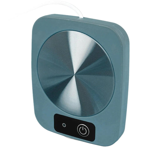 Smart Coffee Mug Warmer Keeps Your Morning Brew Cozy At Steady 131 Degrees With Usb Powered Thermal Control Solid Choice For Desk Office Or Car Setup Coffee Enthusiasts Stoked On Consistent Heat In Green.