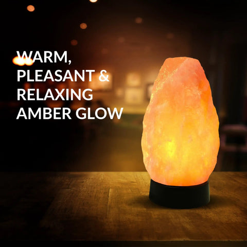 Multicolor USB LED Salt Lamp With Plastic Base For Home Office Dorm Decor, Hand Carved Salt Lamp For Relaxation Ambience Air Purification And Chill Vibes glowing