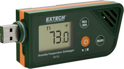USB Humidity And Temperature Datalogger With SD Card Storage And Excel Export, Auto Sampling Rates From 2 To 600 Seconds