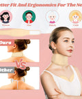 Comparison of neck wrap from 12 Piece Castor Oil Pack Kit With Reusable Organic Cotton Wraps for all body relief, showcasing fit and ergonomics.