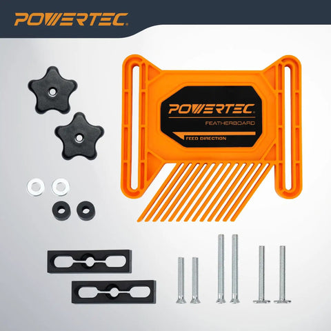 Universal Featherboard Kit For Table Saw Router And Band Saw Fits Miter Slots To Knock Out Kickback Comes Loaded With Brackets