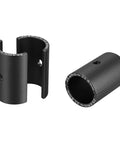 2 Pair Bike Handlebar Shim 25.4 To 31.8mm Adapter Kit For MTB Road Bikes Aluminum Alloy Black Stem Reducer
