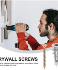 Heavy Duty Hollow Wall Anchor Kit With Spiral Design Screws For Drywall Self Tapping And Self Drilling Anchors demonstration