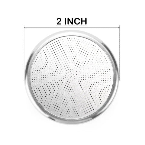 Top view of 2-inch 2000-Hole Aluminum Garden Hose Nozzle Replacement For Watering Wand, Easy Grip Gentle Mist Sprayer.