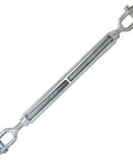 Heavy Duty Hot Dip Galvanized Jaw Jaw Turnbuckle 1 1/4 X 24 Inch 15200 Lbs Working Load Limit for rigging tasks