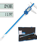 Left-Handed Digital Caliper With Large LCD Screen, Stainless Steel Body, Dual Reading In Inches And Millimeters, Measuring Range 0 to 12 Inches and 0 to 300 Millimeters, Pro Grade High Precision Caliper Tool For Accurate Measurements.