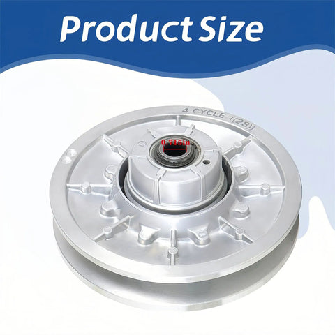 Rear Driven Clutch Replacement for EZGO Gas 4 Cycle Golf Cart 1991 Through 2009 28 Degree 26301 G03 Replacement Part Keepin It Rollin With Professional Installation Recommended, silver 4-cycle clutch, 0.715in bore