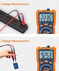 Auto Ranging Pro Grade Digital Multimeter with TRMS 6000 counts measuring AC and DC voltage