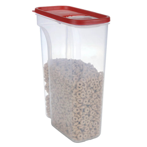 Modular Cereal Keeper Large For Pantry Organization, Space Saving Cereal Container With Recessed Flip Top Lid For Easy Pour, Ergonomic Grip For Easy Handling, Fits Value Box Cereal Sizes, Pantry Best Buddy