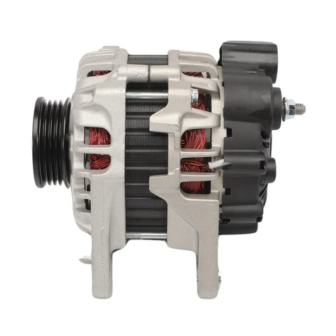 Side view of Alternator Replacement For Hyundai Elantra 2.0L 2007 2012 And Kia Soul 2.0L 2010 2011 Spectra Spectra5 2.0L 2007 2009