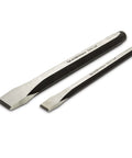 Two chisels from 12 Piece Punch And Chisel Chrome Set For Pros And DIYers, A Real Workhorse That Cuts Rivets Bolts And Nuts, Pin Punch