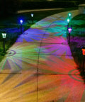 12 Pack Solar Pathway Lights With Cool Color Changing LED Landscape Lighting Waterproof Outdoor Garden Decor Auto On Off With 7 Color Options For Yard Walkway Driveway Patio And Lawn