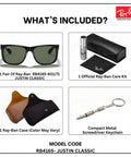 Square Frame Sunglasses For Men Non-Polarized Dark Green Lenses, Modern Edge Design, Durable Frame, Includes Eyewear Kit