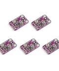 Five Pack PAM8302 Single Channel Audio Amplifier Module Board Two Point Five Watt 4 Ohm 5V Supply Filterless Low Quiescent Current