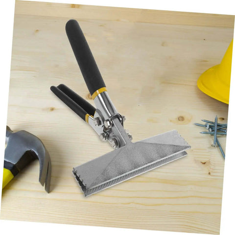 Heavy Duty Hand Seamer And Duct Crimping Tool For Sheet Metal Bending With Chrome Vanadium Construction on wooden table