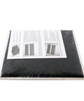 Packaged Range Hood Filter Non Ducted 2 Pack OEM Replacement Part shown in sealed plastic with instructions visible
