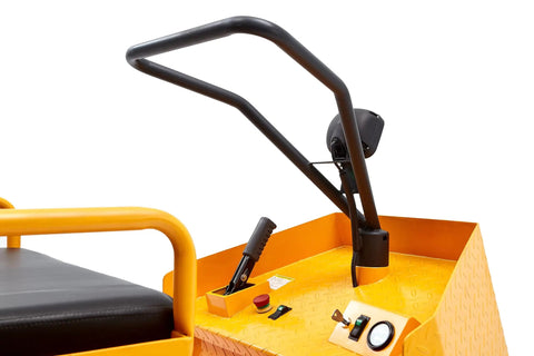 Top Notch 1100 Lbs Electric Tow Tractor Tugger Cart control panel with joystick and safety features for easy operation.
