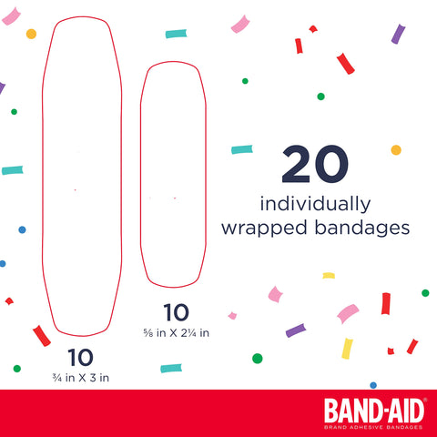 Diagram of Paw Patrol Nickelodeon Character Bandages For Kids, Sterile Adhesive And Individually Wrapped, Assorted Sizes, 20 Count
