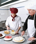 Chef using Stainless Steel Egg Separator And Yolk White Filter No Mess Kitchen Gadget for baking in commercial kitchen.