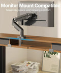 Spacious 40 X 24 Electric Standing Desk With Two Drawers And Hooks, Height Adjustable Computer Workstation C Clamp Mount Home Office Ergonomic Sit Stand Table Walnut with monitor mount.