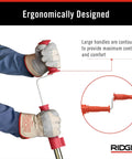 Heavy Duty Toilet Auger With Bulb Head Snake And Pro Clog Remover For Modern Low Flow Toilets Smooth Operator; ergonomic handle design.