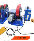 Honest Workhorse Heavy Duty Welding Positioner featuring slick adjustable speed and 2200 LB capacity with foot switch.
