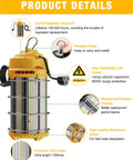 Ultra Bright LED Temporary Work Light 150W 5000K Daylight White, 19,500 Lumens with product details and features