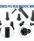 650 Piece Laptop Screw Kit For Replacement And Repair With Miniature Screws In M1.4 M1.7 M2 M2.5 And M3 Sizes Pan Head Phillips Fasteners