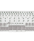 White Pegboard Organizer Kit With Hooks Bins And Cups, 48 By 24 Inch Wall Mount Panels, Heavy Duty Injection Molded Pegboard System