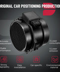 Mass Air Flow Sensor MAF for BMW 330Ci 2001 2003 And 330xi 2001-2005 - Plug And Play MAF Meter Replacement, black plastic housing