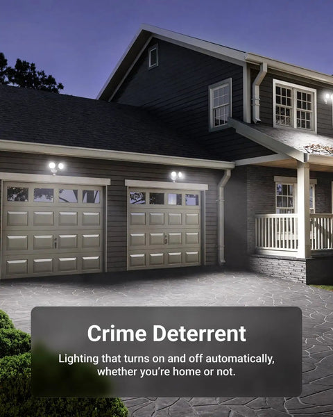 Two Pack PAR38 LED Flood Light Bulbs With Automatic Dusk To Dawn Sensor, E26 Medium Base, 15 Watt Equals 120 Watt, Non Dimmable Outdoor Security Spotlights That Amp Up Your Property Game Real Quick