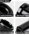 Kick The Dust With These Heavy Duty 12 Pc Suspension Bushings Upper Lower A Arm Isolators Fit John Deere close-up of high-strength polymer construction.