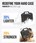 Waterproof Drone Hard Case For Mini 4K, Mini 2 SE And Mini 2 Fly More shown as lighter and stronger in promo image