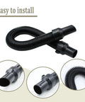 Heavy Duty Vacuum Hose Assembly Compatible With Wet And Dry Shop Vacs Snag Free Flex Core crafted for easy installation and flexibility.